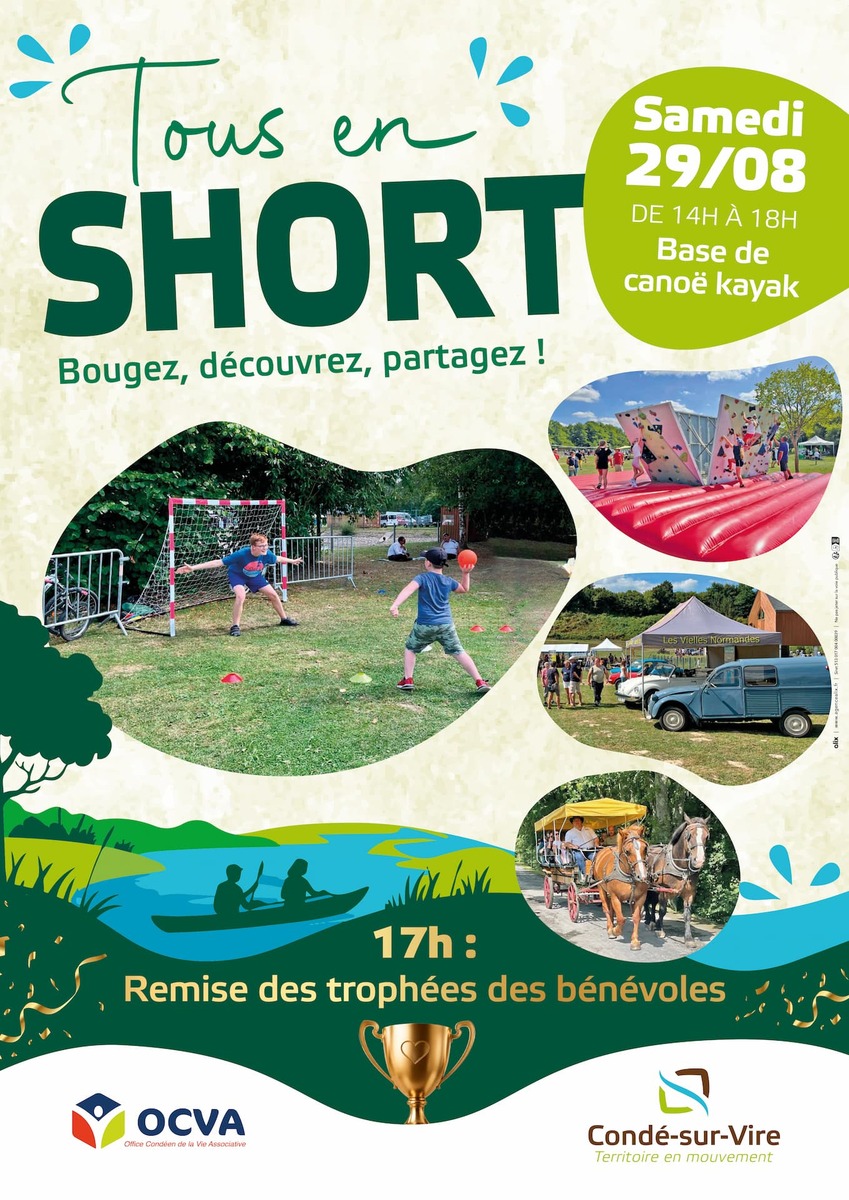 Tous en short à Condé sur Vire