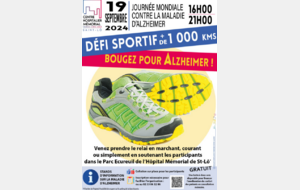 Défi sportif &quot;Bouger pour Alzheimer&quot;