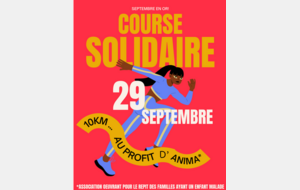 Course solidaire pour ANIMA 